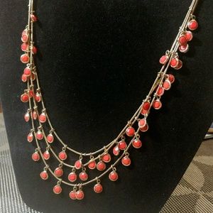 Anne Klein Gold-Tone Coral Multi-Strand Necklace